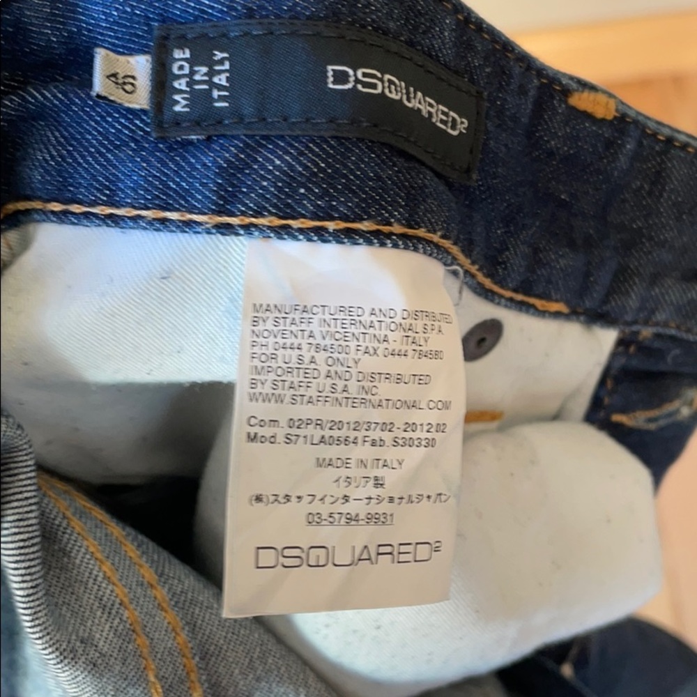 DSQUARED2 button fly jeans
